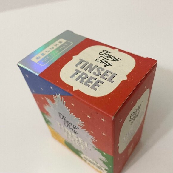 Teeny Tiny Tinsel Tree Tiny Aluminum Christmas Tree And Color Wheel - Picture 13 of 14